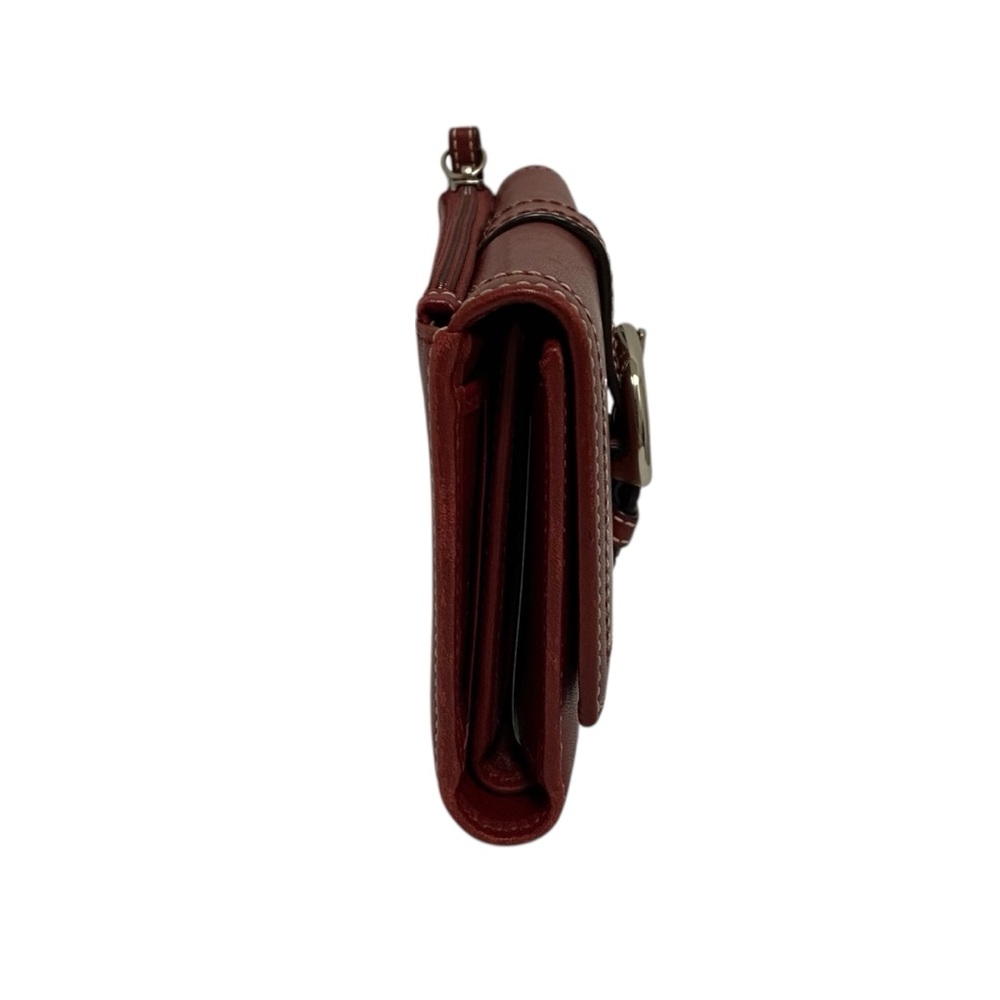 Coach Solid Red Leather Wallet - image 4